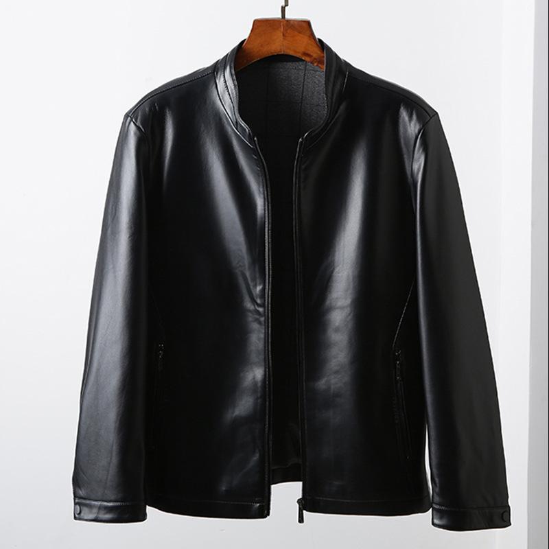 Mens Blazers + Jackets | Morvek Zip Jacket In Leather Blazers + Jackets black