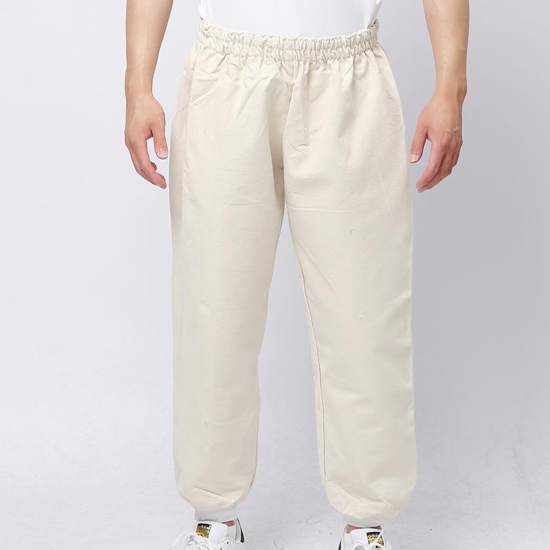 Mens Pants | Cotton-Blend Jogger Pant Clothing ecru