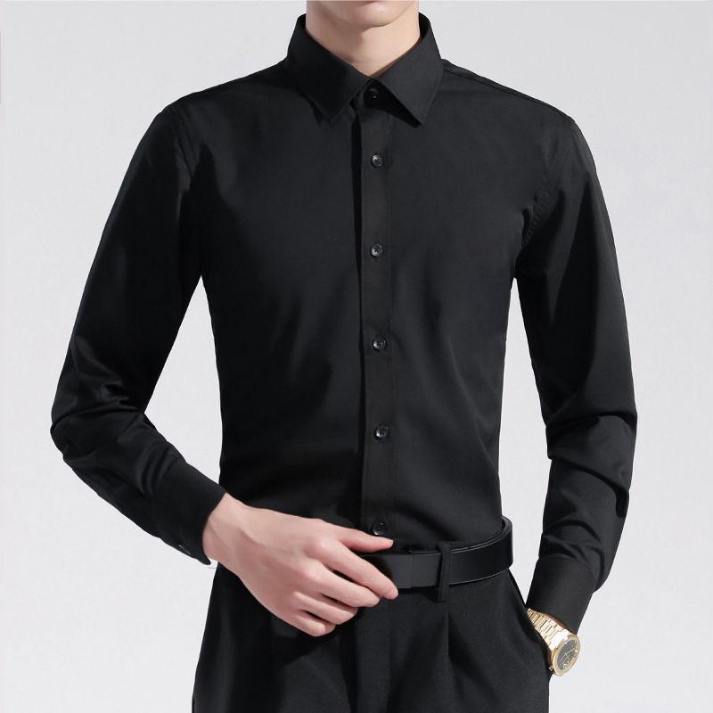 Mens Shirts | Hugh Shirt In Virgin Wool Clothing dark charcoal