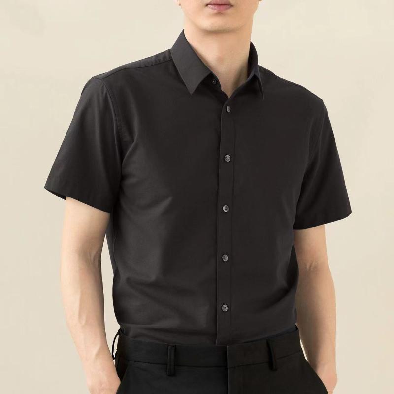 Mens Shirts | Irving Short-Sleeve Shirt In Fluid Twill Clothing baltic