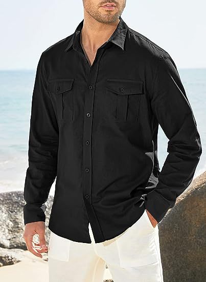 Mens Shirts | Military Shirt In Fluid Twill Clothing baltic