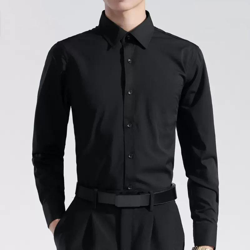 Mens Shirts | Sylvain Shirt In Good Cotton Clothing black