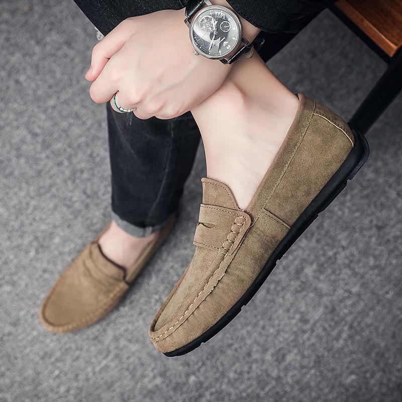 Mens Shoes | City Loafer In Suede Accessories hickory