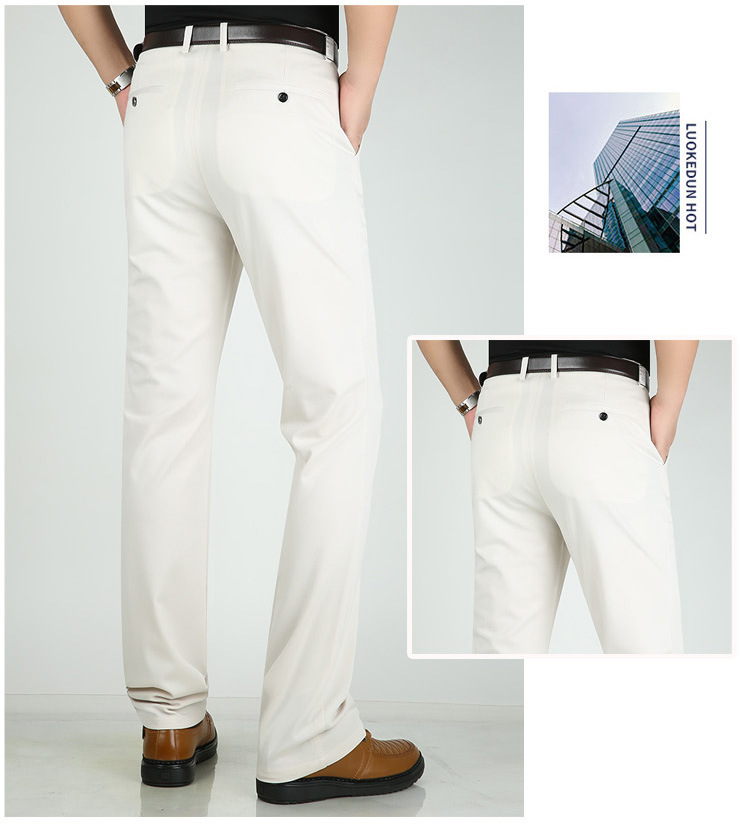 Mens Suits | Zaine Pant In Organic Cotton Clothing limestone