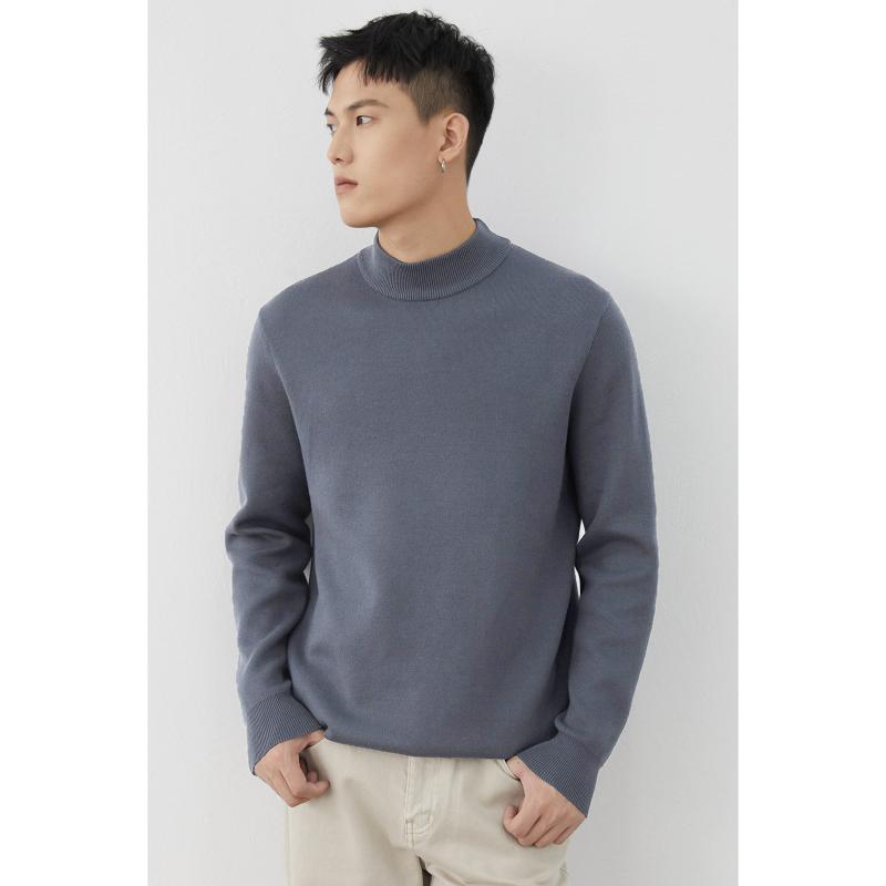 Mens Sweaters + Cardigans | Hilles Turtleneck Sweater In Cashmere Clothing derby heather