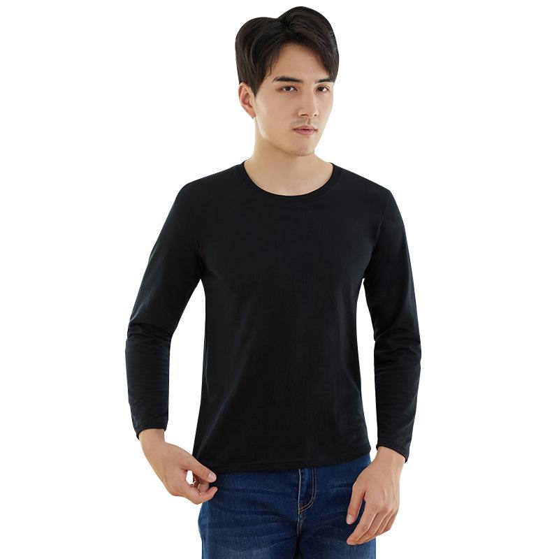 Mens T-Shirts + Polos | Essential Long-Sleeve Tee In Anemone Modal Jersey Clothing Mens