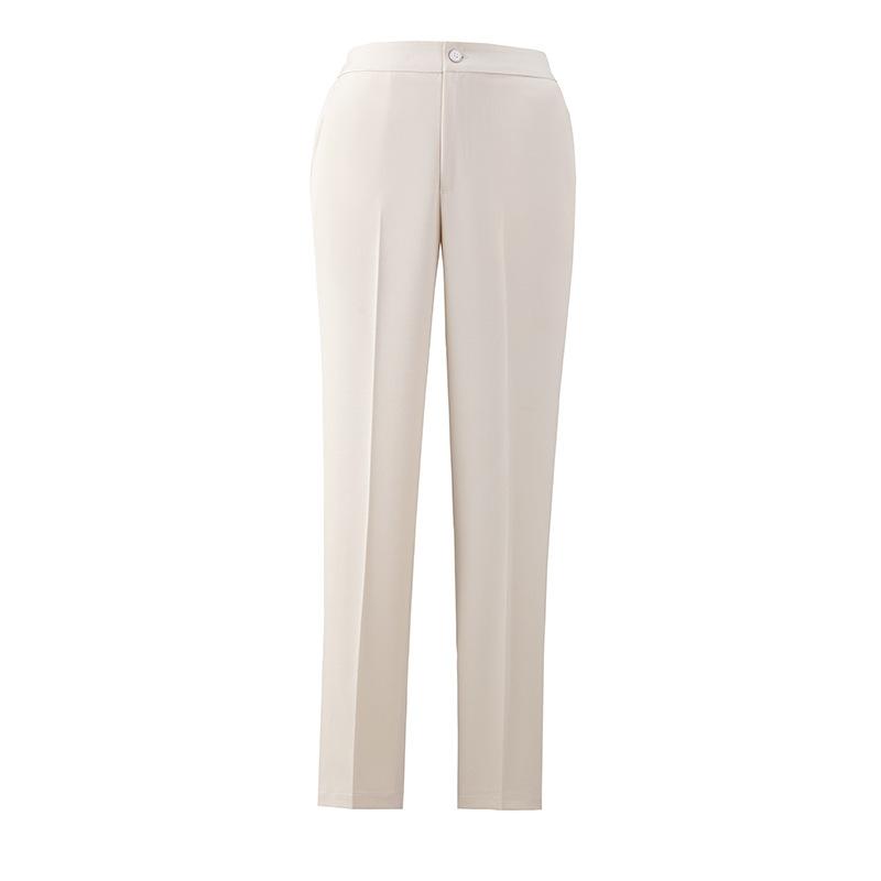 Womens Pants | Cropped Kick Pant In Stretch Cotton-Blend Clothing new sand