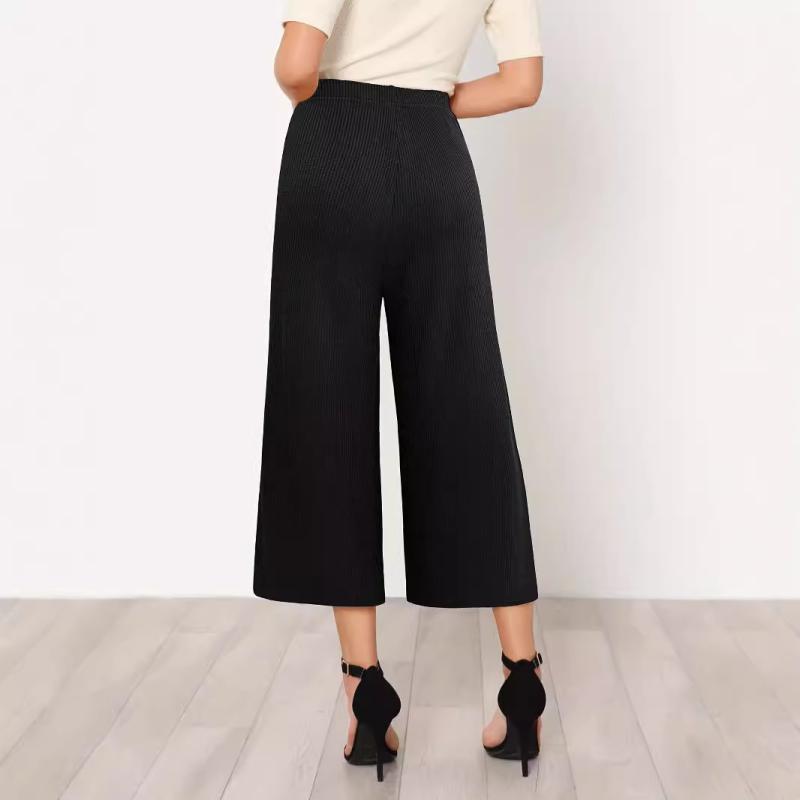 Womens Pants | Cropped Wide-Leg Pant In Neoteric Twill Clothing limestone