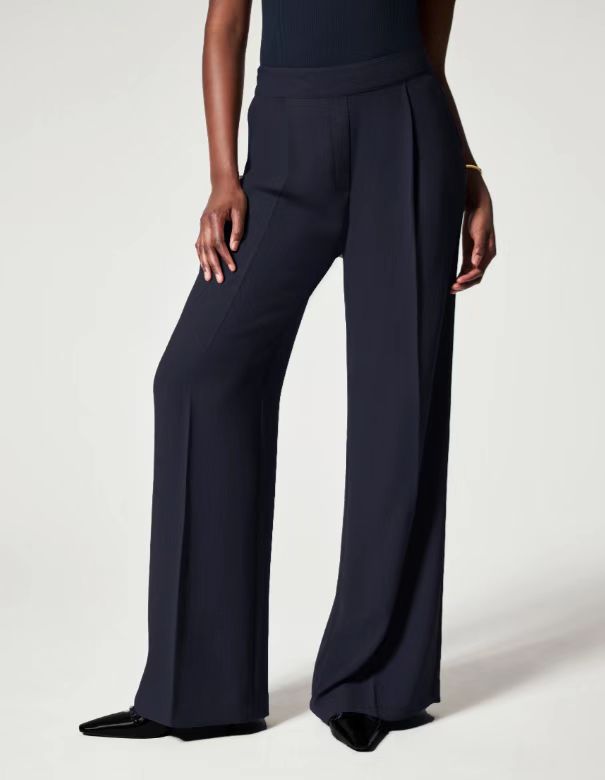 Womens Pants | Double Pleat Pant In Good Wool Clothing nocturne navy