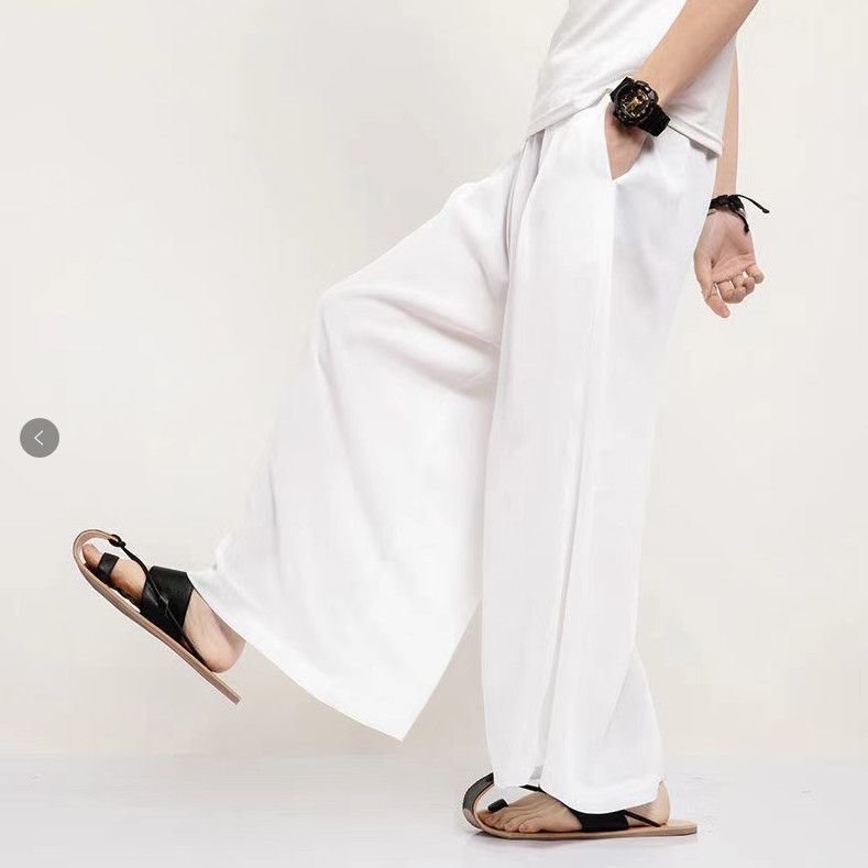 Womens Pants | High-Waist Wide-Leg Pant In Good Linen Clothing Pants