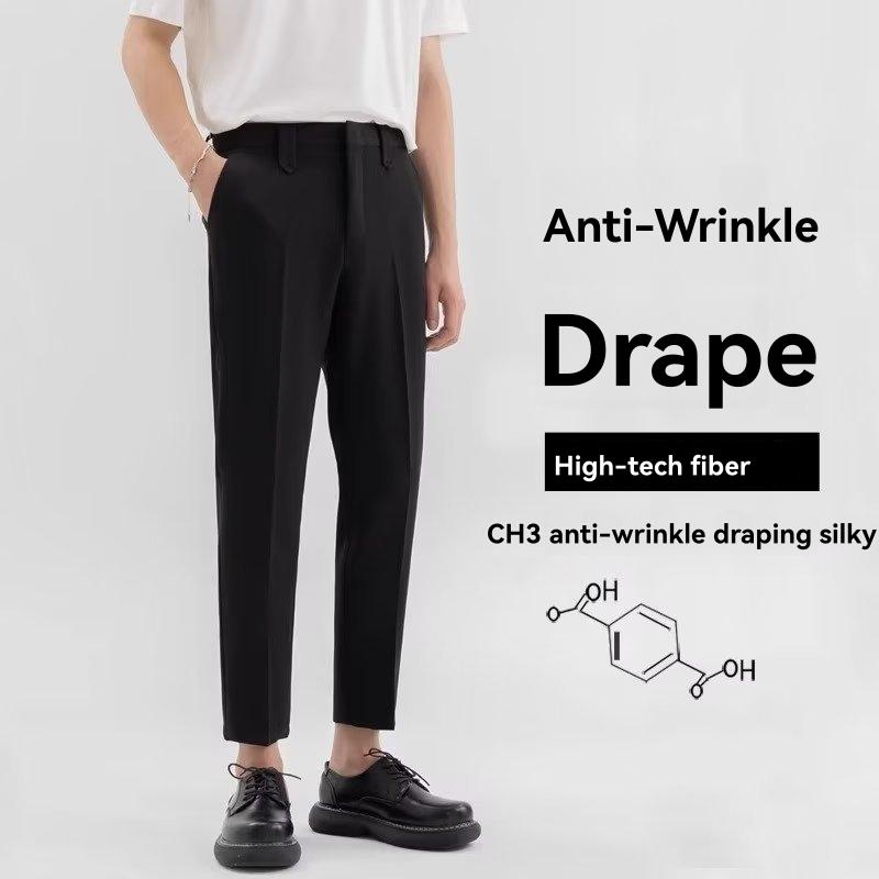 Womens Pants | Straight Pull-On Pant In Linen-Viscose Clothing black