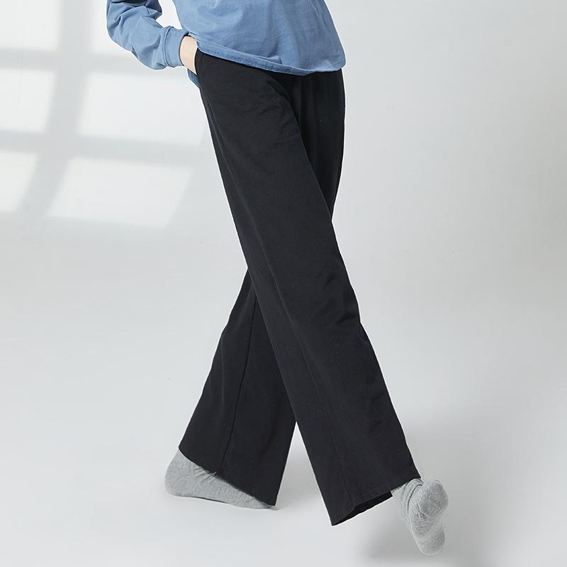 Womens Pants | Wide-Leg Pant In Double-Knit Jersey Clothing black