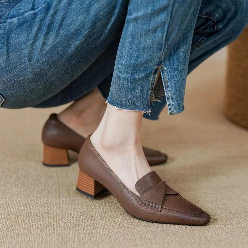 Womens Shoes | Loafer Pump In Leather Accessories Shoes