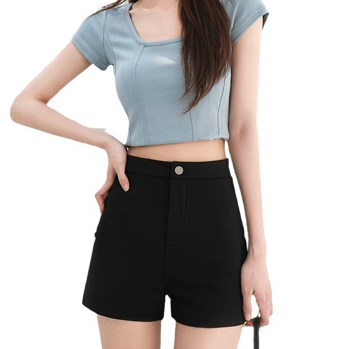 Womens Shorts | Waist Tab Short In Neoteric Twill Clothing limestone