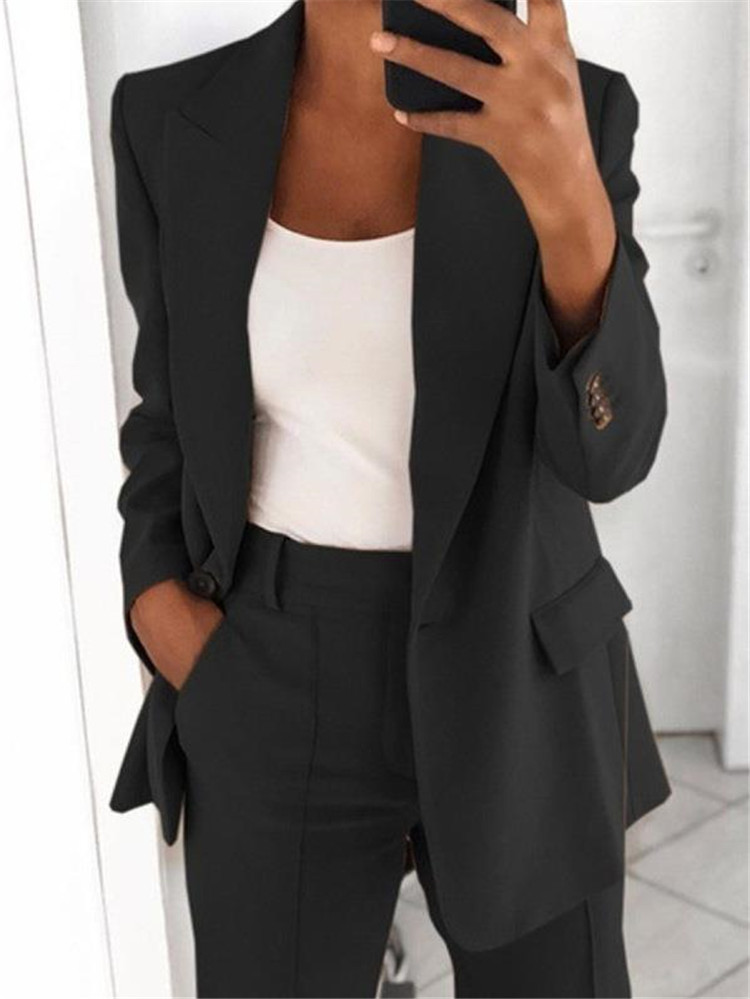 Womens Suits | Casual Blazer In Precision Ponte Blazers + Jackets black