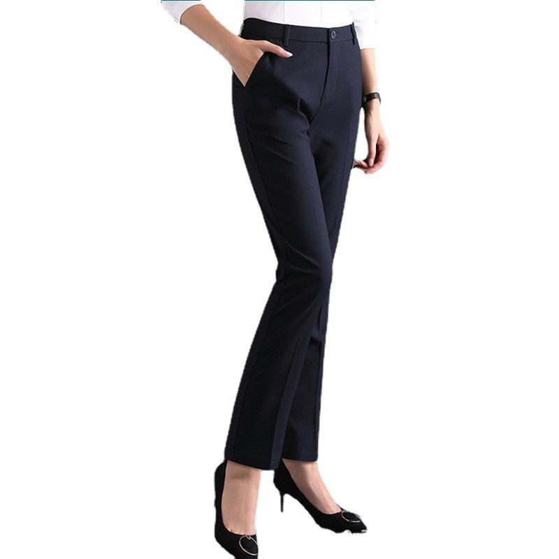 Womens Suits | High-Waist Straight-Leg Pant In Good Wool Clothing nocturne navy