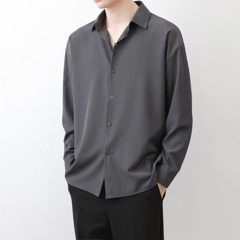 Mens Shirts | Sylvain Shirt In Structure Knit Clothing Mens